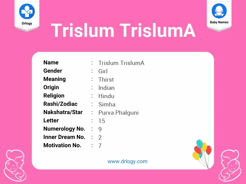 Trislum TrislumA Name Meaning